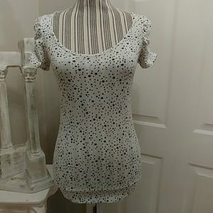 Zara Trafaluc Printed ❤ Tshirt